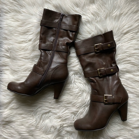 Nine West Shoes - Nine West faux leather boots